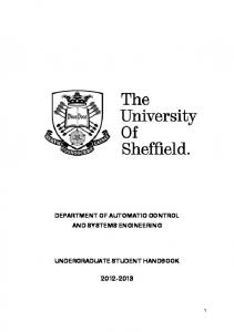 Aerospace Engineering - University of Sheffield