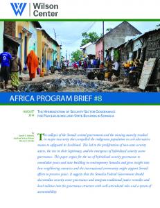 africa program brief #8 - Wilson Center