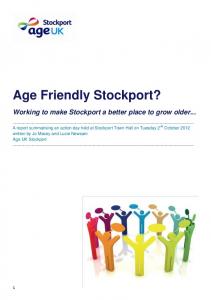 Age Friendly Stockport? Report - Age UK