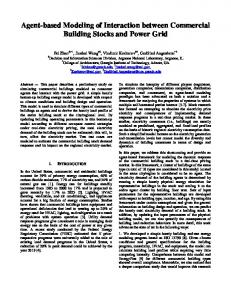 Agent-based Modeling of Interaction between Commercial Building