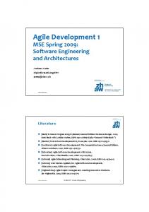 Agile Development 1