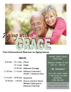 Aging With Grace - Blogs