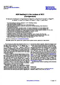 AGN feedback in the nucleus of M 51 (Corrigendum)