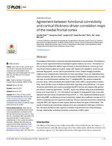 Agreement between functional connectivity and