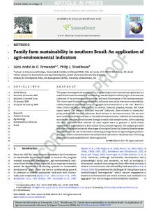 agri-environmental indicators