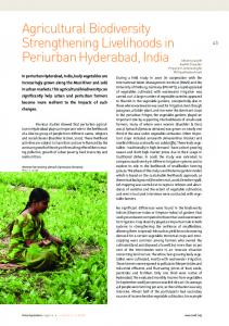 Agricultural Biodiversity Strengthening Livelihoods in Periurban ...