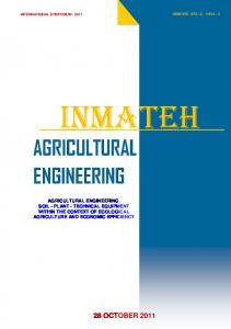 Agricultural Engineering - Inma