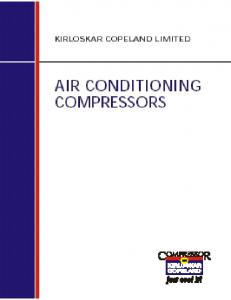 AIR CONDITIONING COMPRESSORS