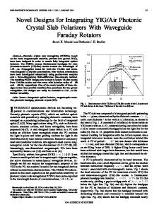 air photonic Crystal ... - IEEE Xplore