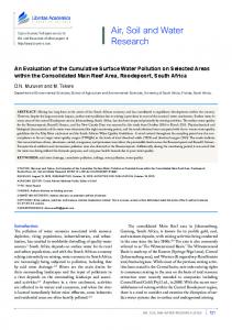 Air, Soil and Water Research