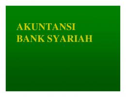 AKUNTANSI BANK SYARIAH