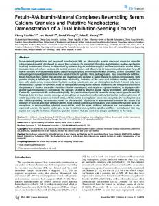 Albumin-Mineral Complexes Resembling