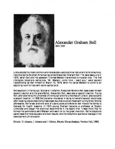 Alexander Graham Bell