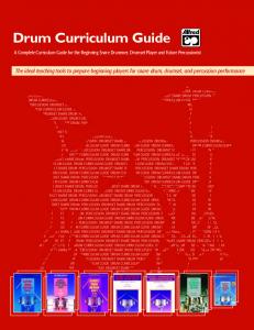 Alfred Drum Curriculum Guide