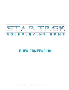 Alien Compendium - Beyond the Final Frontier