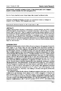 alkylphosphotriester, methylphosphonate, and ... - BioMedSearch