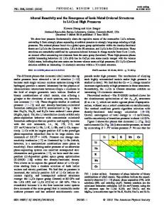 Altered Reactivity and the Emergence of Ionic Metal Ordered