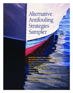 Alternative Antifouling Strategies Sampler