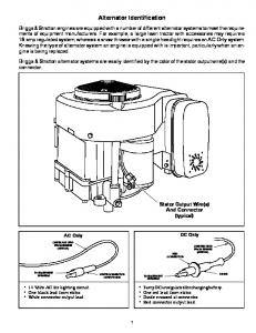 Alternator Identification