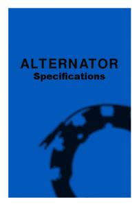 Alternator Specifications