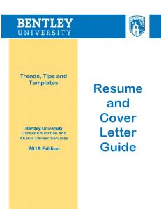 Alumni Resume Guide