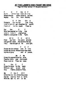 Amazing Grace - Hymn Chords