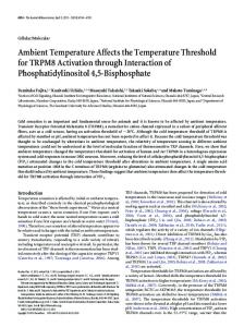 Ambient Temperature Affects the Temperature ... - Semantic Scholar