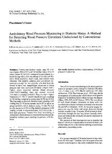 Ambulatory blood pressure monitoring in ... - Wiley Online Library