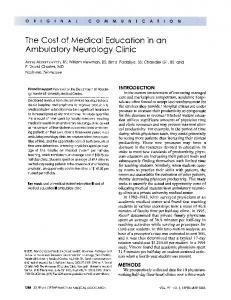 Ambulatory Neurology Clinic - NCBI