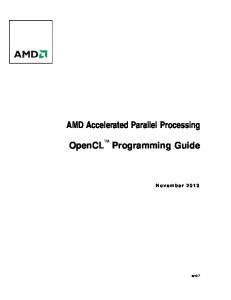 AMD Accelerated Parallel Processing OpenCL Programming Guide