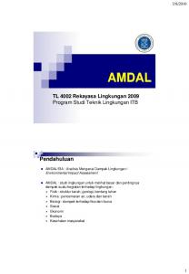 AMDAL [file.pdf] - Kuliah FTSL - ITB