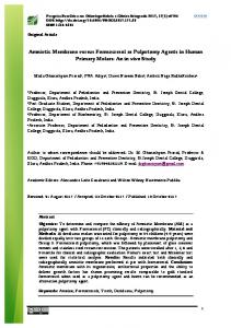 Amniotic Membrane versus Formocresol as