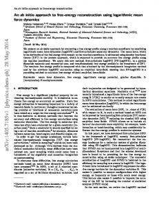 An ab initio approach to free-energy reconstruction using logarithmic ...