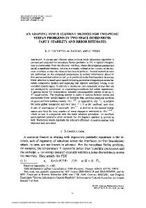 AN ADAPTIVE FINITE ELEMENT METHOD FOR