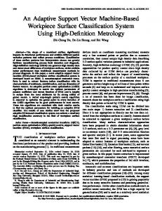 An Adaptive Support Vector Machine-Based Workpiece ... - IEEE Xplore