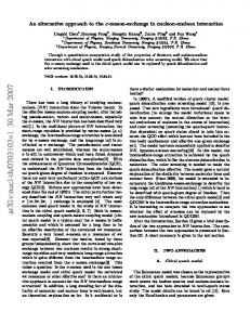 An alternative approach to the $\sigma $-meson-exchange in nucleon ...