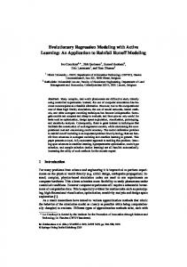 An Application to Rainfall Runoff Modeling - CiteSeerX