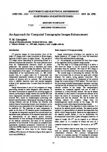 An Approach for Computed Tomography Images ... - CiteSeerX