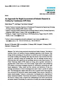 An Approach for Rapid Assessment of Seismic ... - Semantic Scholar