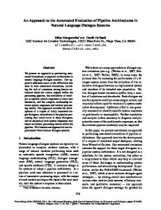 An Approach to the Automated Evaluation of Pipeline Architectures in ...