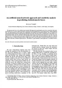 An artificial neural network approach and sensitivity analysis in ...