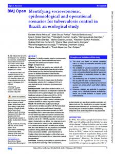 an ecological study - BMJ Open