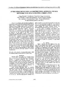 An Eeg Spike Detection Algorithm Using Artificial Neural Network With ...