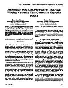 An Efficient Data Link Protocol for Integrated Wireless Networks ...