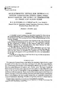 an electrolytic method for determining oxygen