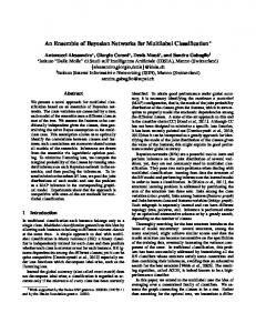 An Ensemble of Bayesian Networks for Multilabel Classification