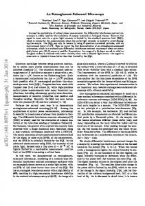 An Entanglement-Enhanced Microscope