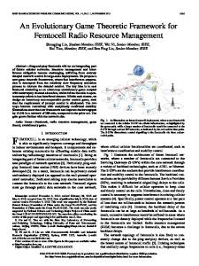 An Evolutionary Game Theoretic Framework for ... - IEEE Xplore