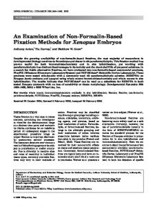 An examination of non-formalin-based fixation ... - Wiley Online Library
