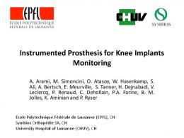 an implantable system for angles measurement in